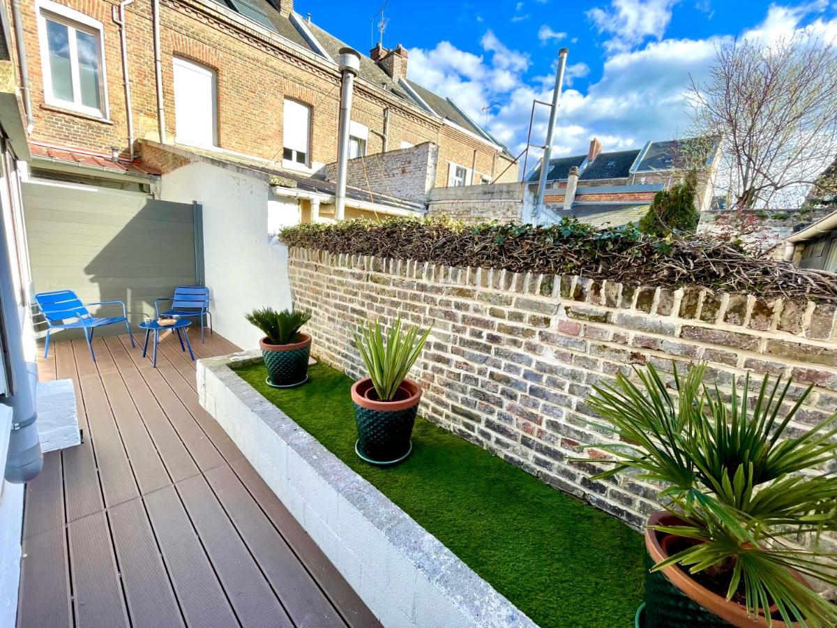 Soleil Levant - T2 Avec Terrasse Proche Gare Amiens Exteriér fotografie