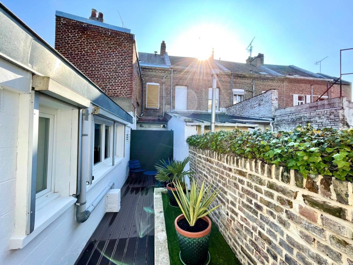 Soleil Levant - T2 Avec Terrasse Proche Gare Amiens Exteriér fotografie